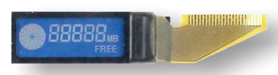 Segment Cholesteric Display blau/weiss Segment Cholesteric Display blau/weiss