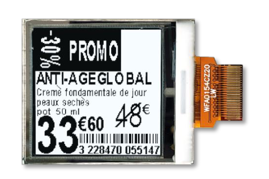 1.54 inch E-Paper black/white